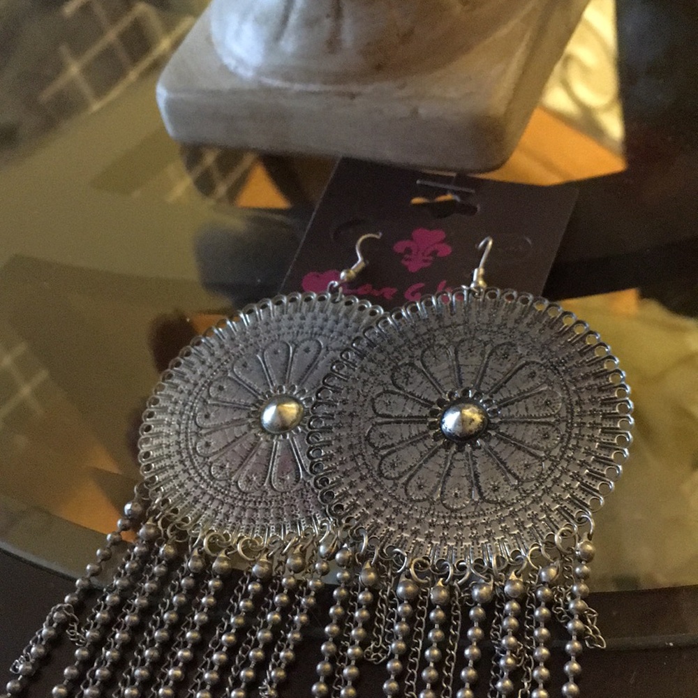 Brand new silver Dreamcatcher earrings